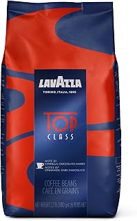 Lavazza Top Class Whole Bean Coffee Blend, Medium Espresso Roast, 2.2LB - Pack of 6