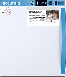 ACCUCOLD Momcube 1.9 cu.ft. Medical Refrigerator, 19” Wide, Compact, Vaccine, White - ARS2MLMCLHD (Left Handed Door Swing)