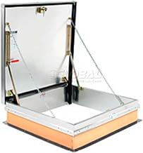 Bilco Roof Hatch w/Aluminum Cover and Galvanized Curb - 48"x48"