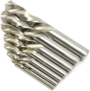 Forney 20511 Drill Assortment, Industrial Pro Left Hand HSS Screw Machine Length Stubby, 8-Piece