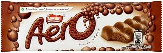 Aero Bubbly Milk Bar - 40g - Pack of 3 (40g x 3 Bars)