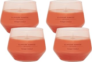 Yankee Candle Studio Medium Candle, Cliffside Sunrise, 10 oz, 4-Pack