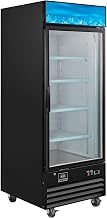 Global Industrial Nexel Merchandiser Freezer, 23 Cu. Ft. Capacity, Black