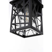 Clifford One Light Outdoor Wall Sconce Black by Lighting Design – Iron, Black