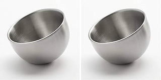 American Metalcraft DWSS5 Double-Wall Angled Mini Stainless Steel Sauce Bowl, 5-Ounces (Pack of 2)
