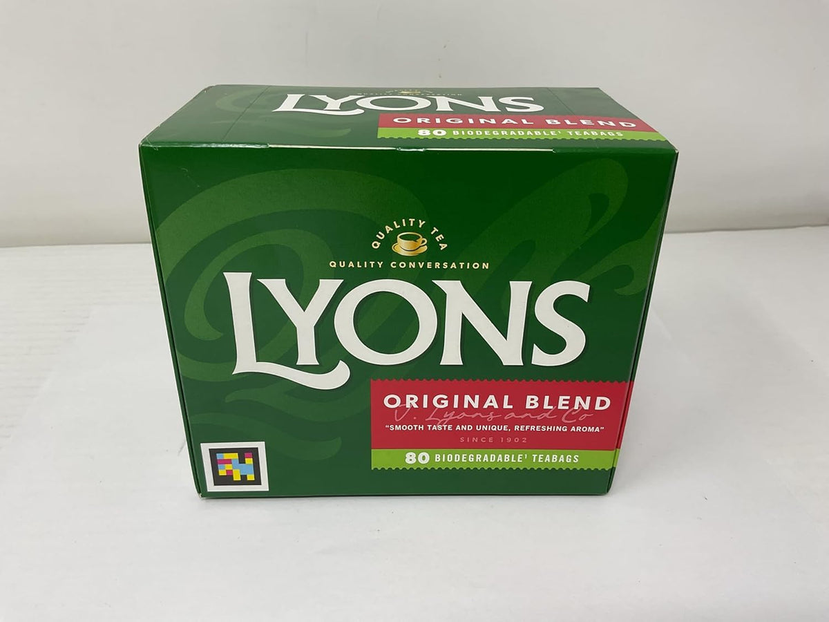 Tea Bags Original, 80-Bag (12 Pack) by Lyons – Pack of 12