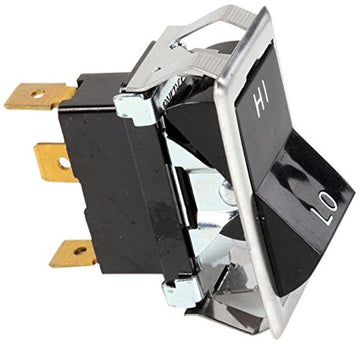 Black Rocker Switch by Blodgett – lead, Model 17857