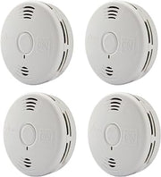 Kidde Smoke & Carbon Monoxide Detector Combo, 10-Year Battery, Replacement Alert, 4 Count (Pack of 1)