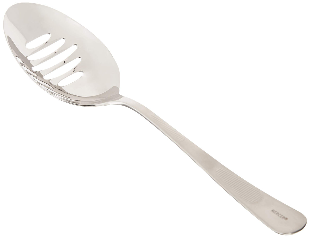Mercer Culinary Slotted Bowl - 9" / Silver / 9-Inch Soup Spoons