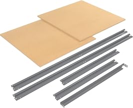 Global Industrial Additional Level For 72"W x 36"D High Capacity Rack Wood Deck, Gray