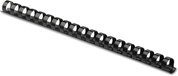 Fellowes 1/2-Inch Plastic Binding Combs, Classroom Organization School Supplies, 90-Sheet Capacity, 100-Pack, Black (52326)
