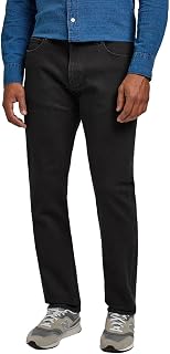Lee Men's Straight Fit MVP Jeans, Black, 38W x 32L