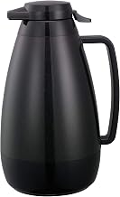 Service Ideas Thermo-Serv Foam Insulated Server, 67.6oz, Push-button Lid | PB421BL in 2 Liter, Black
