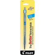 The Better Retractable Ballpoint Pen by PILOT – 1 Count (Pack of 1), Stainless Steel, Blue Ink, Model 30011