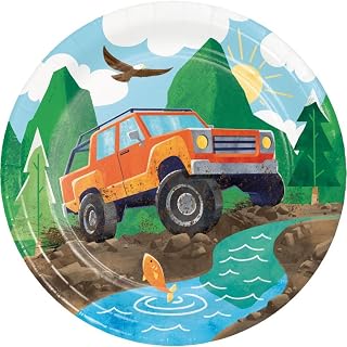 Creative Converting Outdoor Adventure Paper Plates, 8 Count