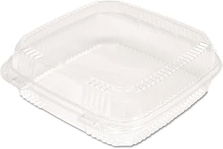 Pactiv YCI81110 ClearView SmartLock Containers, 1.57" Length, 0.77" Width, 1.41" Height, Clear (Pack of 200)
