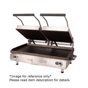 Star 28" Panini Sandwich Grill with Grooved Top & Smooth Bottom Cast Iron Surface & Timer by Star Micronics – Alloy Steel, Model PSC28IEGT