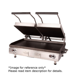 Star 28" Panini Sandwich Grill with Grooved Cast Iron Surface by Star Micronics – Alloy Steel, Model PGC28I