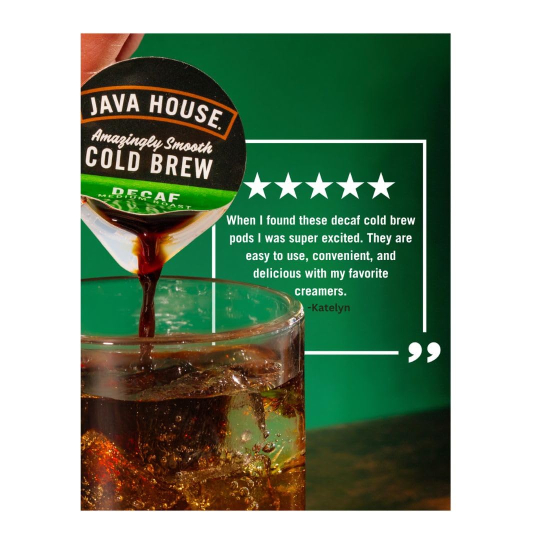 Authentic Cold Brew Coffee by Java House – 6 Count (Pack of 1)