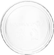 Vegware CF736 Compostable Clear Plastic 2-4oz Container Lids, Case of 2000, Small Portion Condiment Sauce Containers, Renewable Plant-Based PLA Plastic, Disposable