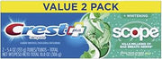 Crest Scope Complete Whitening Toothpaste Minty Fresh - 5.4 oz (153 g) - Pack of 2