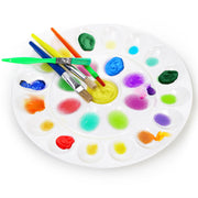 Foraineam Porcelain Deviled Egg Platter, 12.6 Inches, White 2 Pack