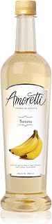 Amoretti Premium Syrup, Banana, 25.4 Ounce (Pack of 12)