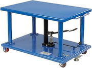 Global Industrial Work Positioning Post Lift Table Foot Control, 48"x32" Platform, 2000 Lb. Capacity