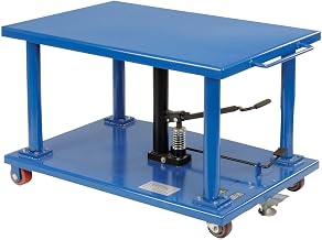 Global Industrial Work Positioning Post Lift Table Foot Control, 30"x24" Platform, 2000 Lb. Capacity