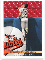 Baseball MLB 1993 Upper Deck #111 Brady Anderson #111 NM Orioles
