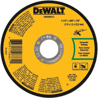 Masonry Cut-Off Wheel by DEWALT – One Size, Blend, Multi, Model DWA8051C