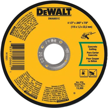 Masonry Cut-Off Wheel by DEWALT – One Size, Blend, Multi, Model DWA8051C