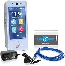 Lathem Touch-Free Wi-Fi Time Clock System (PCEXPRESS) | Includes 15 Badges