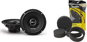 Alpine EL 6.5" Coaxial with RKFR Foam Fast Ring Speaker Enhancement Kit