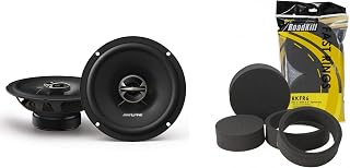 Alpine EL 6.5" Coaxial with RKFR Foam Fast Ring Speaker Enhancement Kit