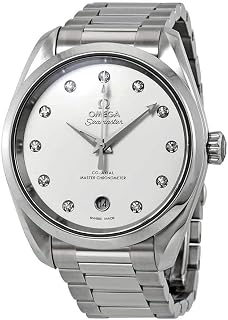 Omega Seamaster Aqua Terra Automatic Diamond Silver Dial Ladies Watch 220.10.38.20.52.001