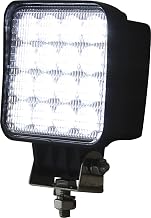 Buyers Products 1492128 Ultra Bright 4.5 Inch Wide Square LED Flood/ Spot Light, Stud Mount Application, Light Bar for Trucks, Trailers, ATVs, and UTVs, Heavy Duty, Clear