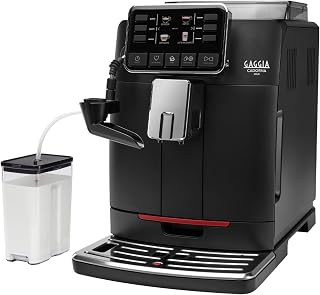 Gaggia Cadorna Milk Super-Automatic Espresso Machine, 60.8 fluid ounces, Black, Medium
