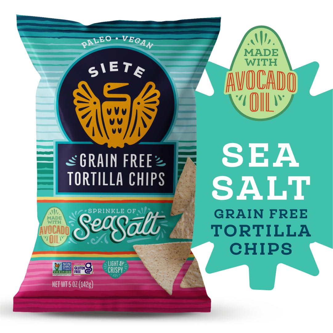 Siete Sea Salt / 5 Ounce (Pack of 12) / No Color Tortilla