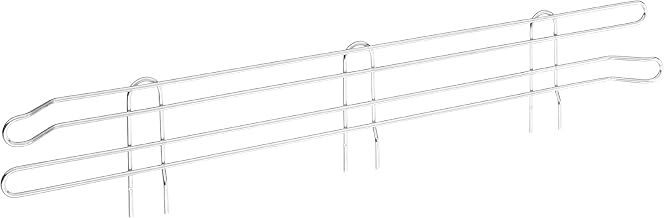 Quantum Storage SL30 Chrome Side Ledge | Deep Wire Shelving Units for Home Office Warehouse Commercial Use | Maximize Vertical Storage Space | Durable Chrome Finish for Longevity | 1W x 30L x 4H"