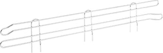 Quantum Storage SL30 Chrome Side Ledge | Deep Wire Shelving Units for Home Office Warehouse Commercial Use | Maximize Vertical Storage Space | Durable Chrome Finish for Longevity | 1W x 30L x 4H"