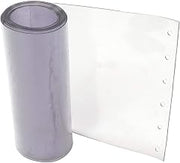 12" x 9' Standard Clear Strip for Strip Curtain Doors, Lot of 5
