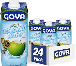 Goya Foods Pure Coconut Water, 16.9 Fl Oz (Pack of 24)