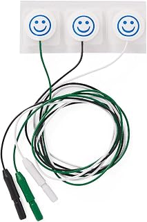 Medline MedGel Pre-Wired Neonatal ECG Electrode with Clear Tape, 3/Pack,3600,Case,MDSM61123