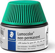 STAEDTLER Lumocolor Non-Permanent Refill Station 487-15-5 for Non-Permanent Universal Pens - Green