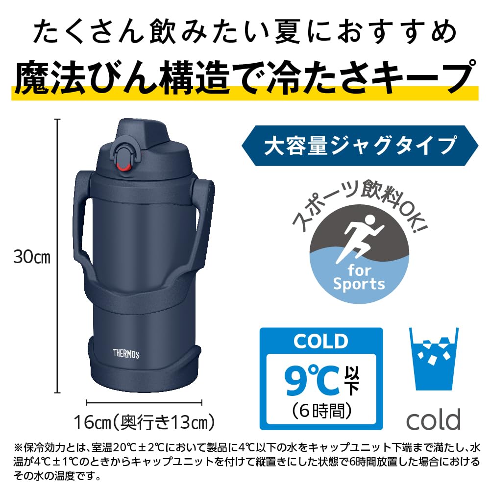 THERMOS 67.6 Ounces / Navy / 2000.0 milliliters Thermoses