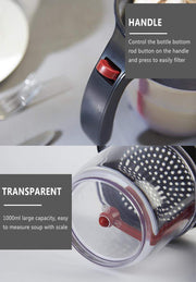 HSZJsto Fat Separator, 4-Cup Bottom Release, Clear Plastic