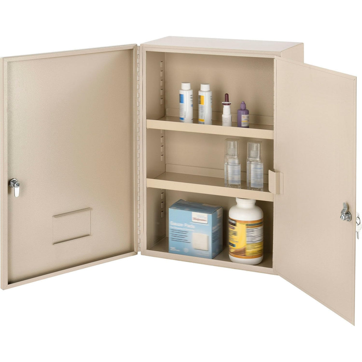 Global Industrial Beige / 8"L x 16"W x 24"H / Industrial Cabinets