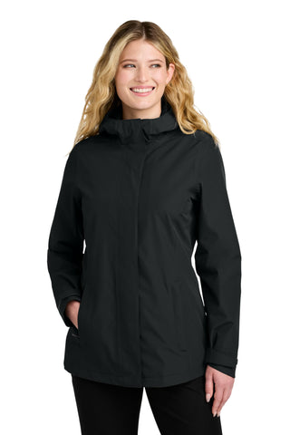 Women's Rain Jacket by Port Authority – 3X-Large, Deep Black, Model L714