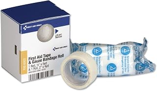 First Aid Only SmartCompliance Refill 1/2"x 5 yd. First Aid Tape and 2" Conforming Gauze Bandage Roll, 1 Per Box